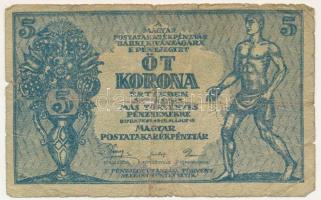 1919. 5K "MÁS TÖRVÉNYES...", "056 545.911" T:VG,G Adamo K8/1