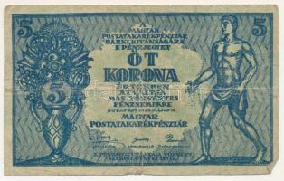 1919. 5K "MÁS TÖRVÉNYES...", "043 563.035" T:VG Adamo K8/1