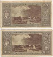 1945. 50P (2x) T:F,VG
Adamo P15