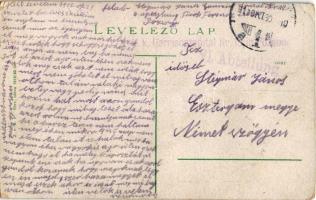 Pozsony, Pressburg, Bratislava; Erzsébet templom, automobil. J. v. B. P. 1916/20. / church, automobi...