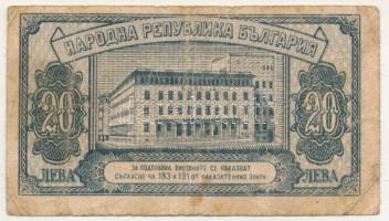 Bulgária 1947. 20L "E 7638" T:F
Bulgaria 1947. 20 Leva "E 7638" C:F
Krause P#7...