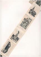 Zilah, Zalau; Kossuth tér. Leporellolap belül Wesselényi szobor és kollégium, templom, Tuhutum emlék...