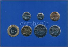 Hollandia 1998. 5c-5G (6xklf) + "Provincie Noord-Holland" emlékérem forgalmi sor karton dí...