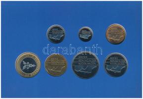 Hollandia 1997. 5c-5G (6xklf) + "Gelderland" emlékérem forgalmi sor karton dísztokban, fól...