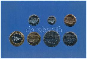 Hollandia 1995. 5c-5G (6xklf) + "Dél-Hollandia" emlékérem forgalmi sor karton dísztokban T...