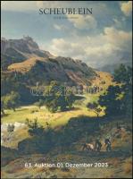Scheublein aukciós katalógus, vegyes régiségek témában, közte ritka borokkal, 2023.