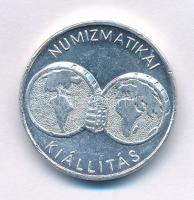1996. "Numizmatikai Kiállítás / Tokaj 1996" Al emlékzseton (23mm) T:XF