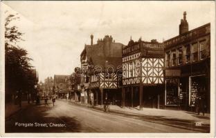 Chester, Foregate Street, White Lion, Richardson's, Imperial Studio. photo (crease)