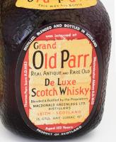 Grand Old Parr de luxe skót whisky, blended, 12 évig érlelt, 43%, 0,75l, bontott, díszdobozban