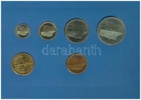 Hollandia 1987. 5c-2 1/2G (5xklf) forgalmi sor + "Rijks" emlékérem karton dísztokban T:UNC...