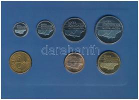 Hollandia 1991. 5c-5G (6xklf) + "Drenthe" emlékérem forgalmi sor karton dísztokban T:UNC N...