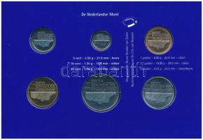 Hollandia 1999. 5c-5G (6xklf) forgalmi sor karton dísztokban, sérült fólia borítékban T:UNC Netherla...