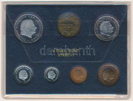 Hollandia 1979. 1c "Julianna" - 2 1/2G "Julianna" (6xklf) forgalmi sor műanyag t...