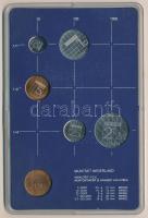 Hollandia 1982. 5c-2 1/2G (5xklf) forgalmi sor műanyag tokban, pénzverdei zsetonnal T:UNC Netherland...
