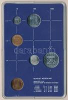 Hollandia 1985. 5c-2 1/2G (5xklf) forgalmi sor műanyag tokban, pénzverdei zsetonnal T:UNC Netherland...