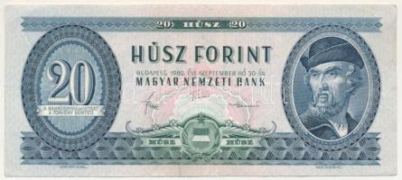 1980. 20Ft T:F szép papír Adamo F17