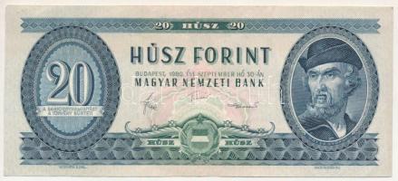 1980. 20Ft T:F szép papír Adamo F17