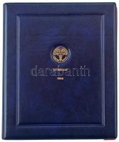 Hollandia 1986. 5c-2 1/2G (5xklf) forgalmi sor + Ag zseton eredeti műbőr tokos szettben, tanúsítvánn...