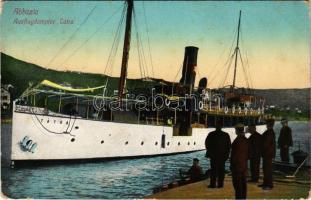 1911 Abbazia, Opatija; Ausflugdampfer Tátra / egycsavaros tengeri személyszállító gőzhajó (a háború alatt 1916-tól hadiszolgálatot teljesítő felfegyverzett kísérő hajó) / Hungarian single screw sea-going passenger steamship, served as an armored escort ship in the WWI (K.u.K. Kriegsmarine) (EB)
