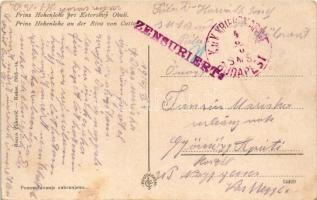 Prinz Hohenlohe pri Kotorskvy Obali / SS Prinz Hohenlohe Austro-Hungarian cargo ship. Rocco Vukovic ...