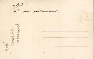 Győr őrnaszád (monitor) az Óbudai Duna-ágban, legénység a fedélzeten / Donau Flottile / Hungarian ri...