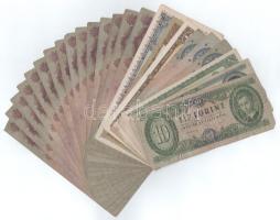 Vegyes 24db-os, főleg pengő bankjegy tétel T:F-G közte szép papír