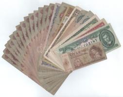 Vegyes 24db-os, főleg pengő bankjegy tétel T:F,VG közte szép papír