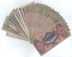 Vegyes 25db-os, főleg pengő bankjegy tétel T:F,VG közte szép papír