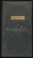 1912 Bp., a M. Kir. József Műegyetem leckekönyve Steczka István gépészmérnök hallgató részére, benne Rados Gusztáv (szül. Raussnitz) (1862-1942) rektor, Kürschák József (1864-1933), Tötössy Béla (1854-1923), Ilosvay Lajos (1851-1936) és mások aláírásával, okmánybélyegekkel