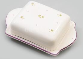 Jelzet német vajtartó, 19x13 cm