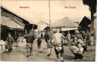 1906 Sarajevo, Bas Carsija / old market square, Bosnian folklore (cut)