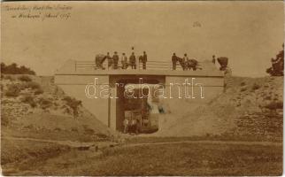 1908 Vinkovce, Vinkovci; Eisenbeton Brücke, gebaut in 1907 / 1907-ben épült vasbeton híd / ferro-concrete bridge built in 1907. photo (EB)