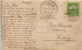 1908 Vinkovce, Vinkovci; Eisenbeton Brücke, gebaut in 1907 / 1907-ben épült vasbeton híd / ferro-con...