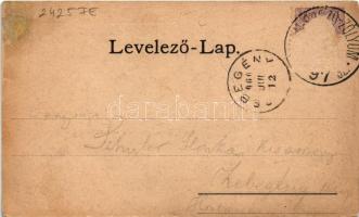 1900 Tiszolc, Tisovec; Abt-féle fogaskerekű vasút, vasútállomás. Kohn Albert kiadása / railway stati...