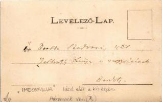 Imecsfalva, Imeni; Nagyajtai ősi Cserey udvarház, épült 1613, nagyajtai özv. Cserey Jánosné Zathurec...