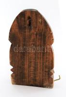 Erdélyi faragott fali kulcstartó, 17x 10 cm