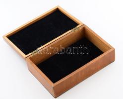 Intarziás díszdoboz, 13x20 cm