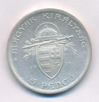 1938. 5P Ag "Szent István" kapszulában T:AU Adamo P8.1