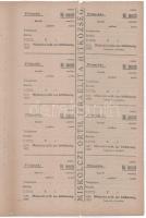 1925. Miskolc "Miskolci orth. izr. hitközség / Pótimaház" női imaszékre szóló bárca ellenő...