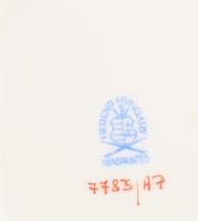 Herendi Apponyi lila hamuzó, jelzett, hibátlan, 13,5x9 cm