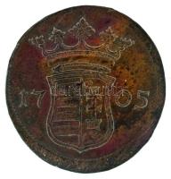 1705. X Poltura Cu "II. Rákóczi Ferenc", kapszulában (8,47g) T:AU, részleges veretkettőződ...