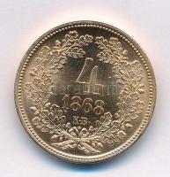 1868KB 4kr Cu Artex utánveret, kapszulában T:AU Adamo M7.1