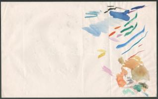 Nolipa István Pál (1907-1986): Gondolatok és jegyzetek a művészetről (könyv terve?). Ceruza, papír. ...