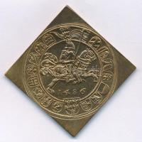 Ausztria / Tirol 1953. 1G Ag "Zsigmond főherceg" csegely Cu utánveret, az 1486. 1 Guldiner...