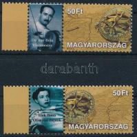 2005 Üzenet bélyegem (I.) - Térkép tájolóval vívók 2 db megszemélyesített bélyeg