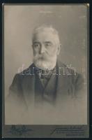 1915 Liebrich Gyula nevű úr dedikált fotója, kabinetfotó a Joánovics testvérek kolozsvári műterméből, kissé kopott, 16,5x10,5 cm