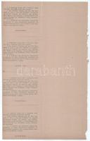 1924. "Miskolci orth. izr. hitközség / Pótimaház" női imaszékre szóló bárca, kitöltetlen, ...