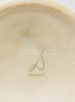 Drasche magyaros mintás bonbonier és pillangó, jelzett, kopással