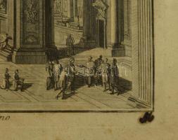 Giovanni Battista Piranesi metszete alapján: A vatikáni Szent Péter Bazilika belseje. Rézmetszet. 31...