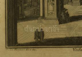 Giovanni Battista Piranesi metszete alapján: A vatikáni Szent Péter Bazilika belseje. Rézmetszet. 31...